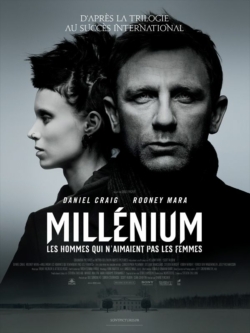 Affiche du film Millenium : Les hommes qui n’aimaient pas les femmes (2012) de David Fincher.